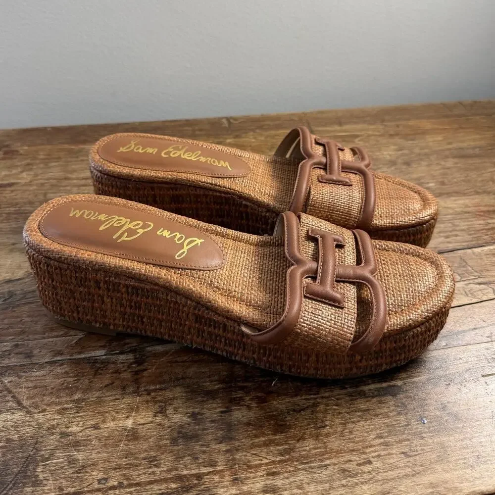 Sam Edelman Pauleena Woven Leather sandals size 9